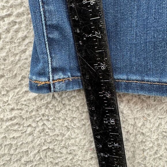 Madewell Stovepipe Jeans Size 26T Tall Medium Wash High Rise Stretch - Picture 11 of 16